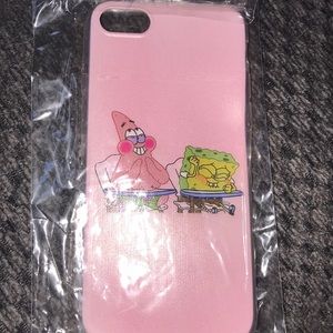 Spongebob and Patrick silicone iPhone 7 phone case